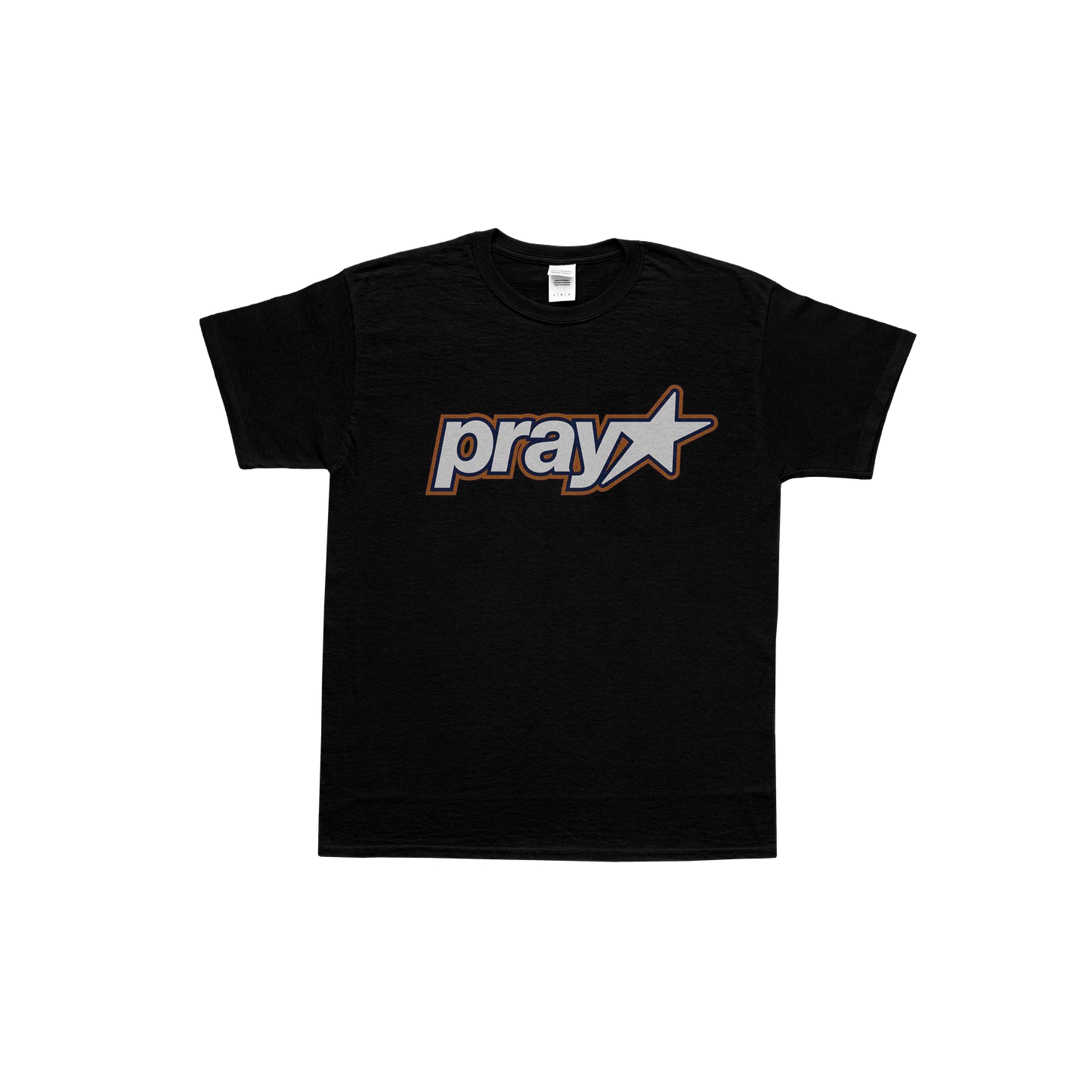 Pray orange tee