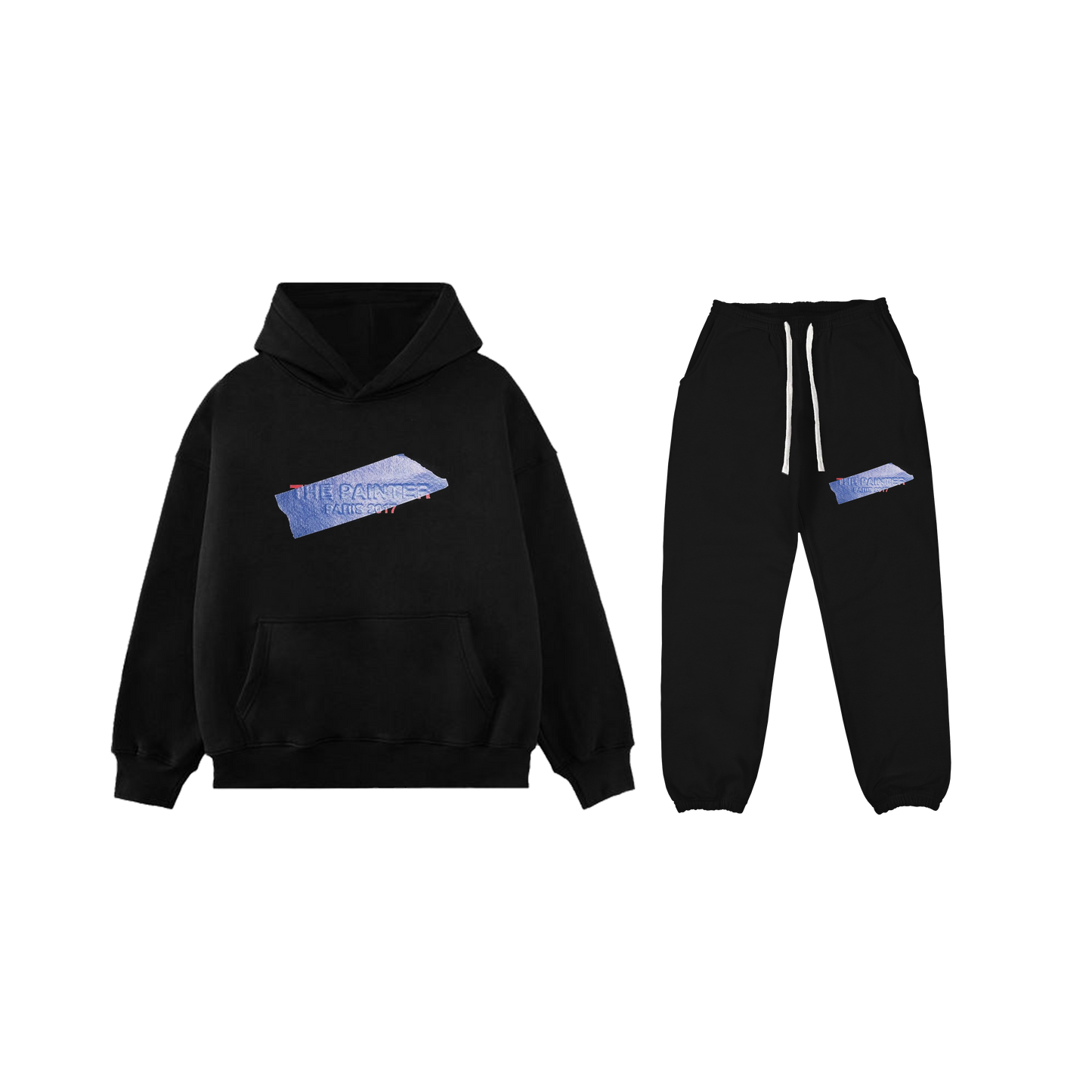 Painter tape tracksuit