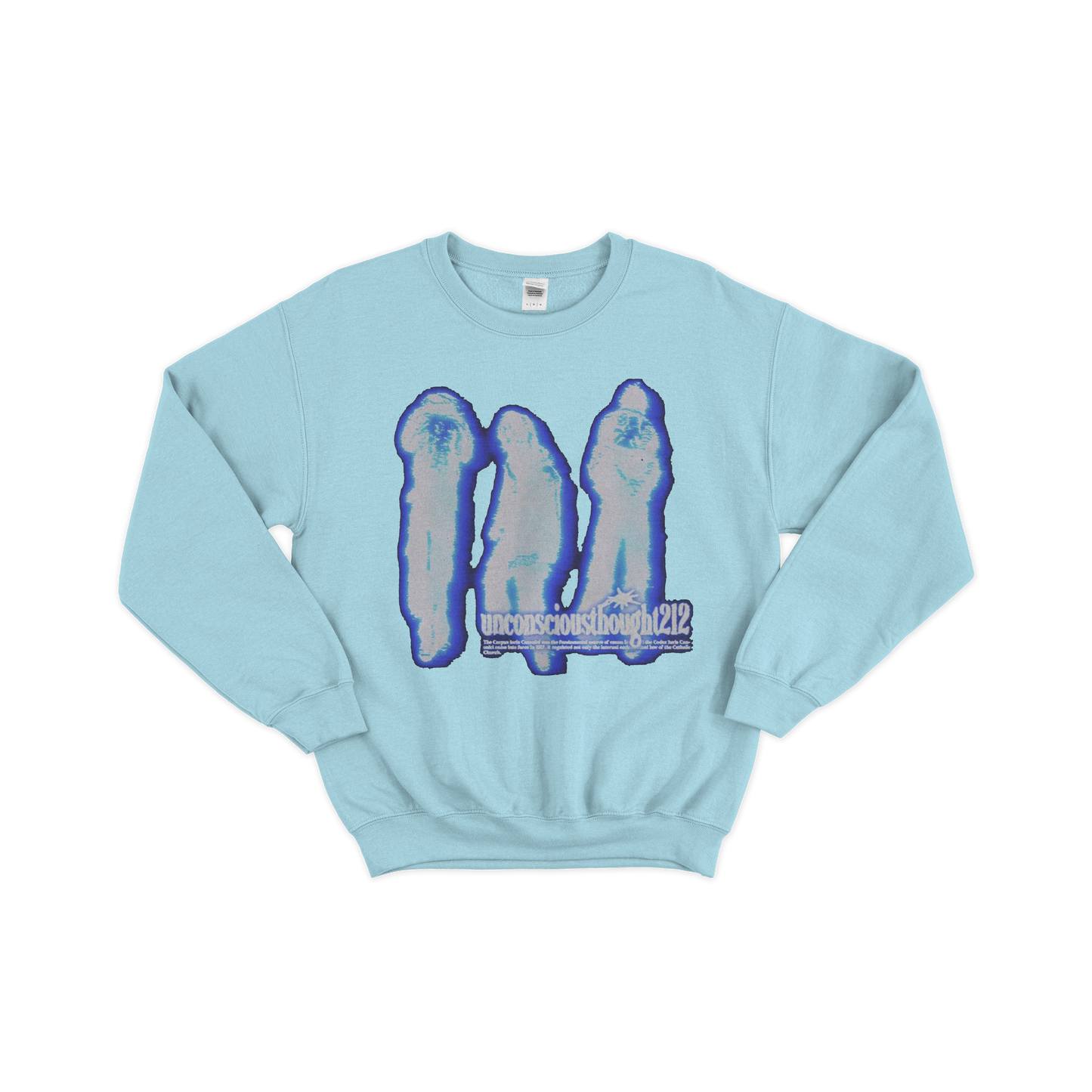 Unconscious thoughts Blue sweatshirt