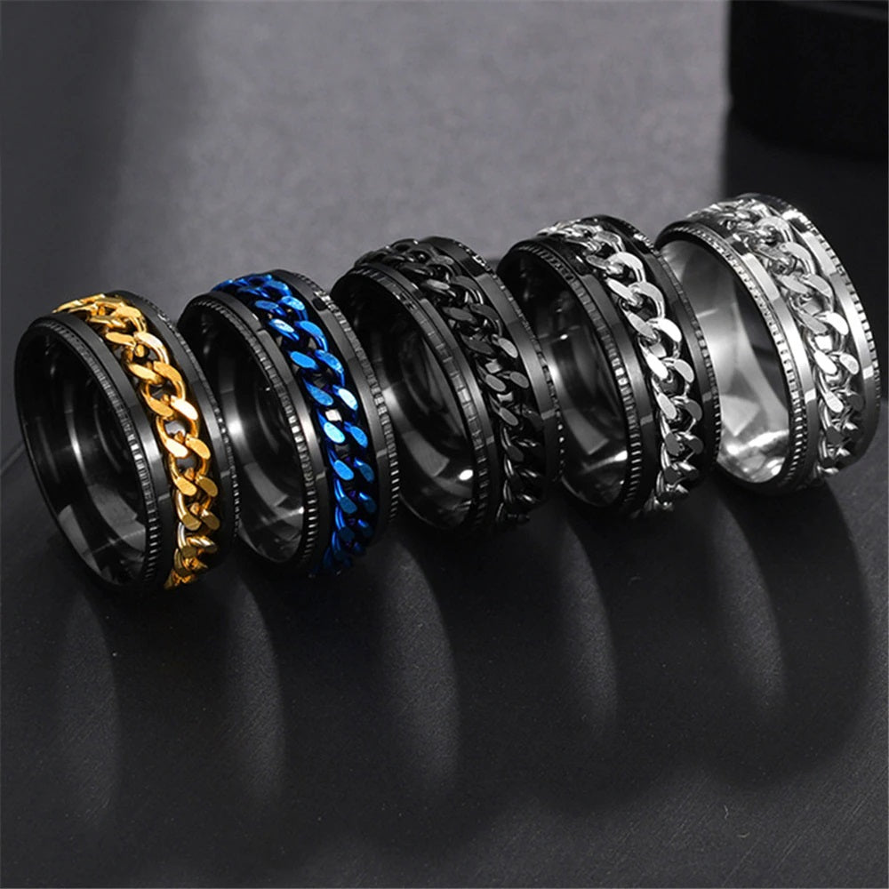 Men Cuban Chain Ring