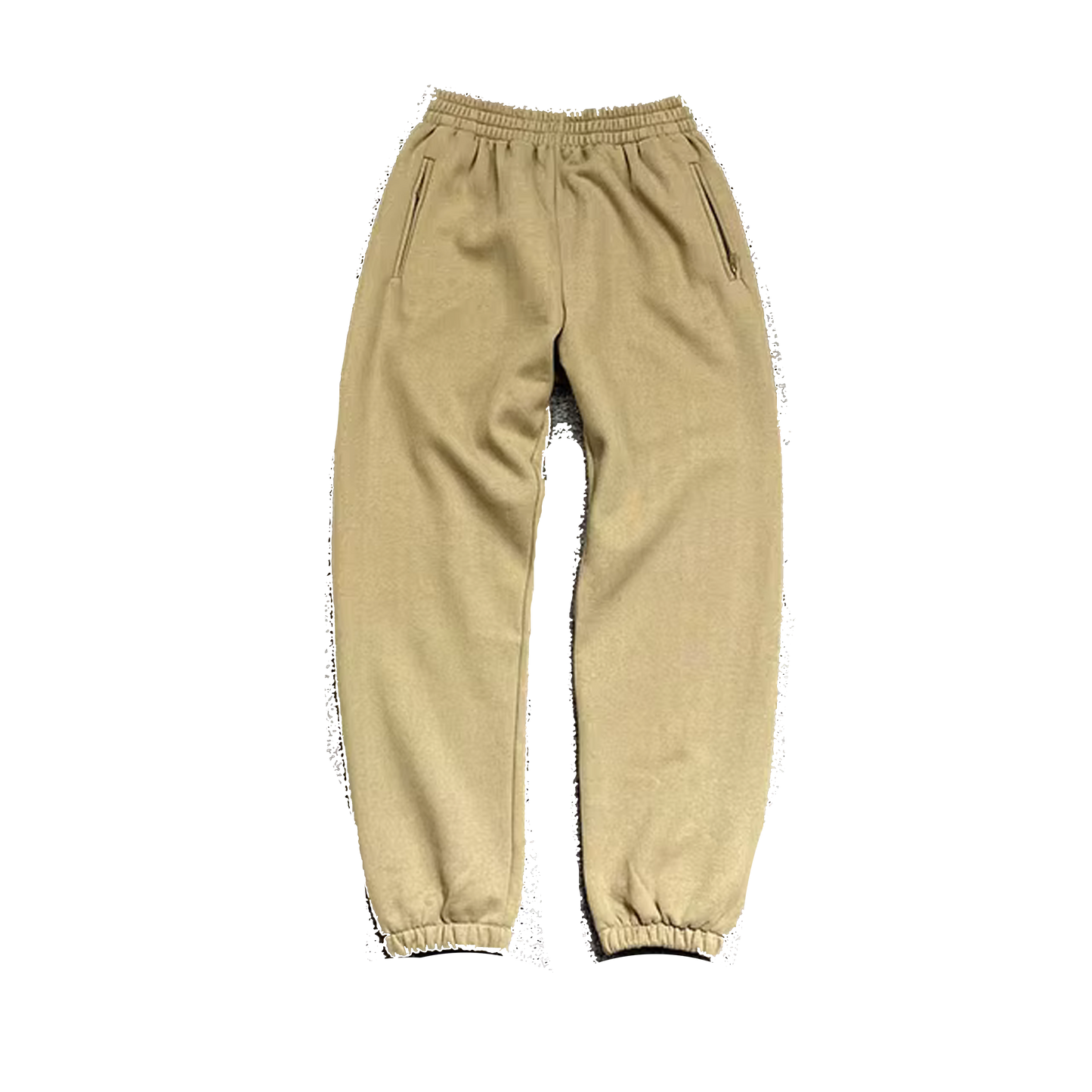 Beige heavyweight joggers