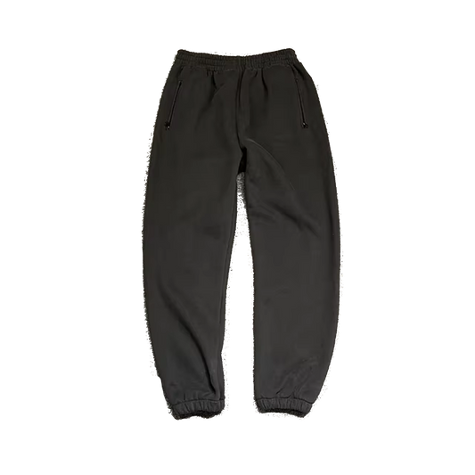 Black heavyweight joggers