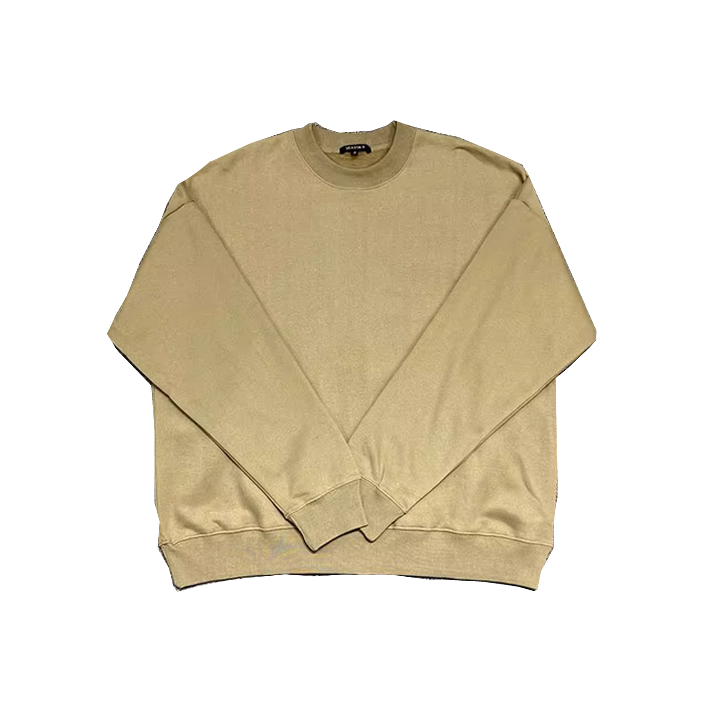 beige heavyweight sweatshirt