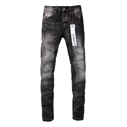 Distressed Black Washed Jeans