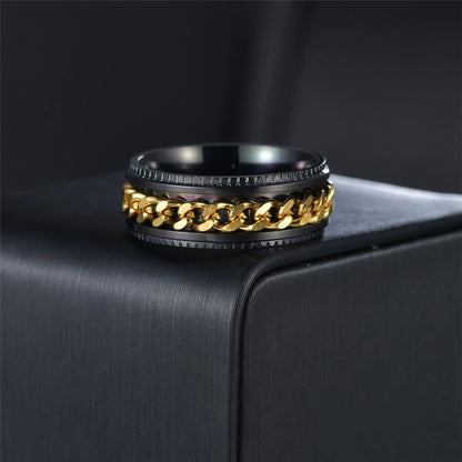 Men Cuban Chain Ring