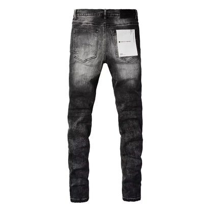 Distressed Black Washed Jeans