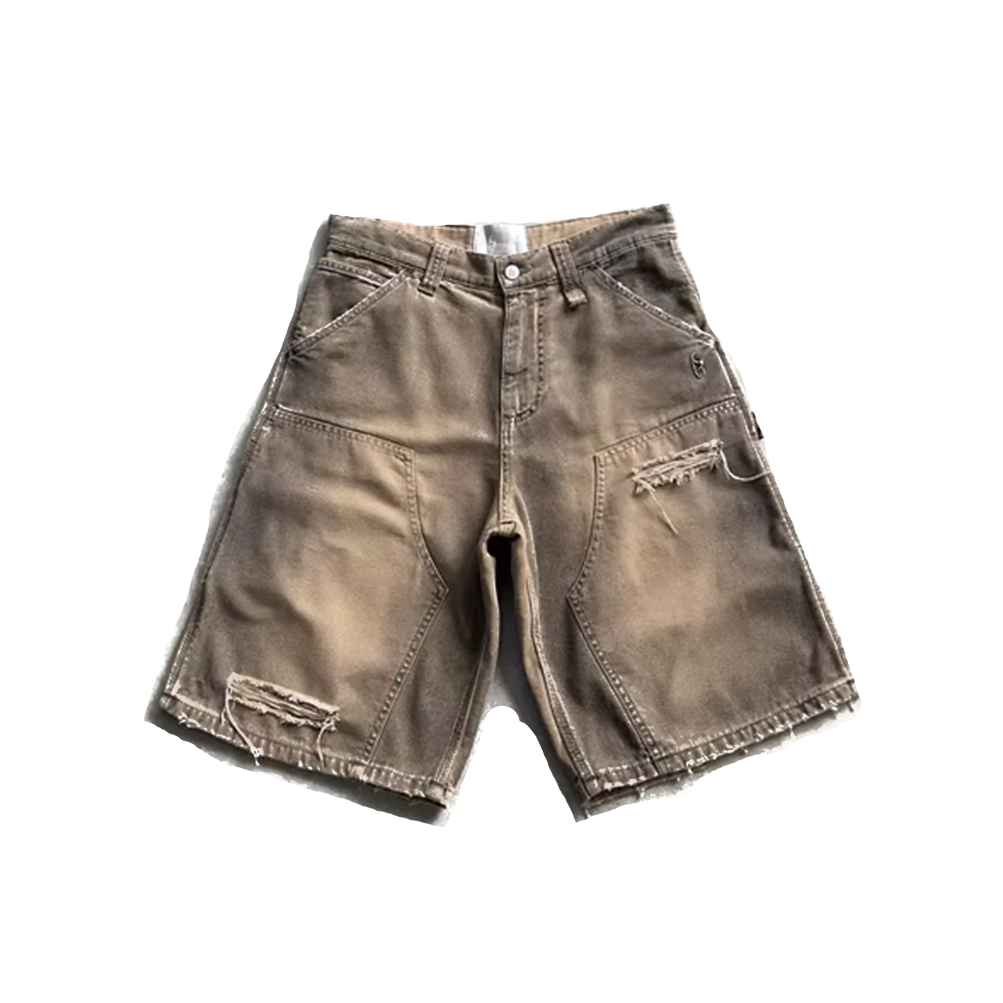 Washed denim carpenter Shorts