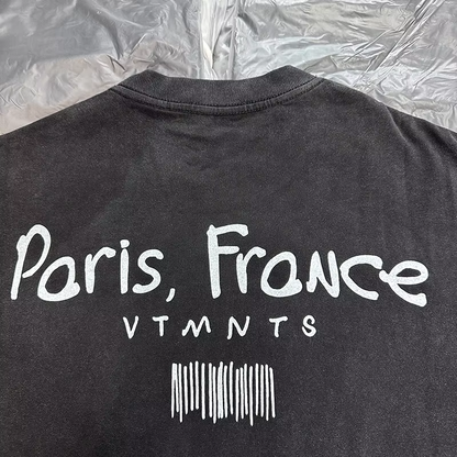 VTMNTS Paris washed tee