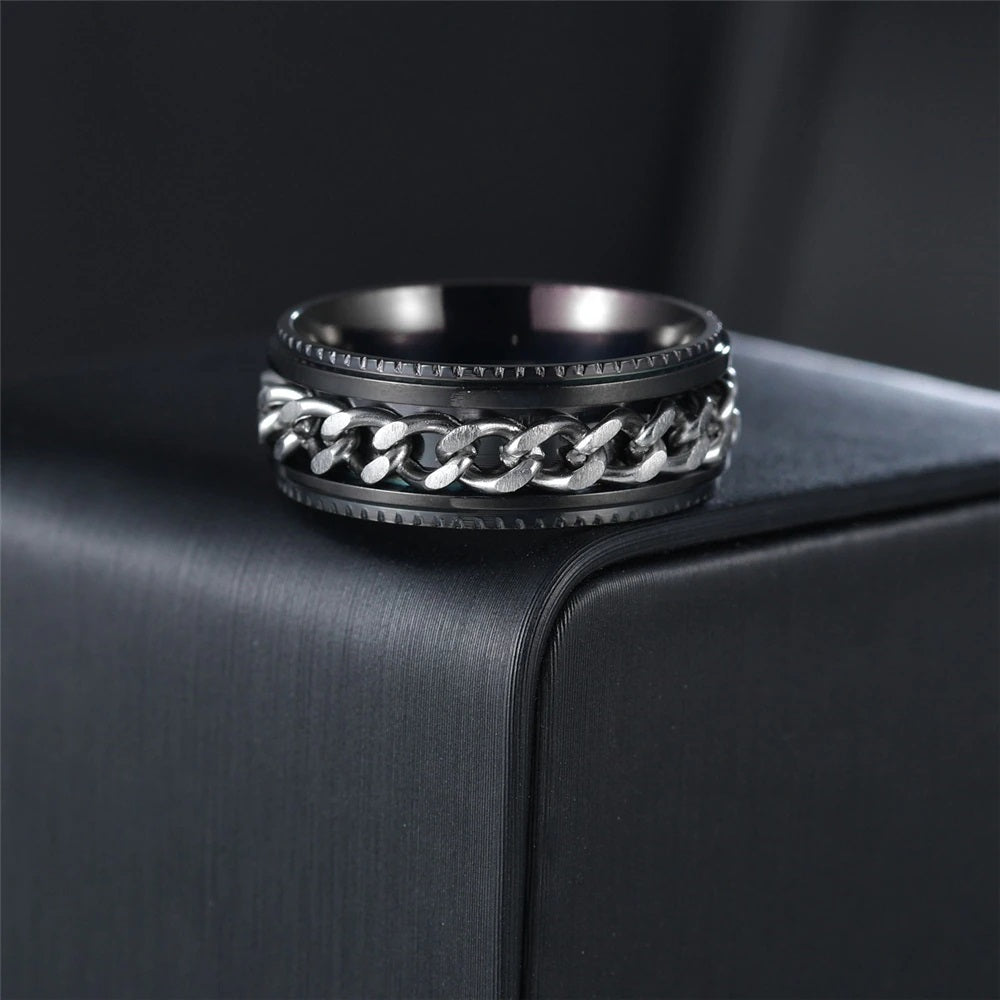 Men Cuban Chain Ring