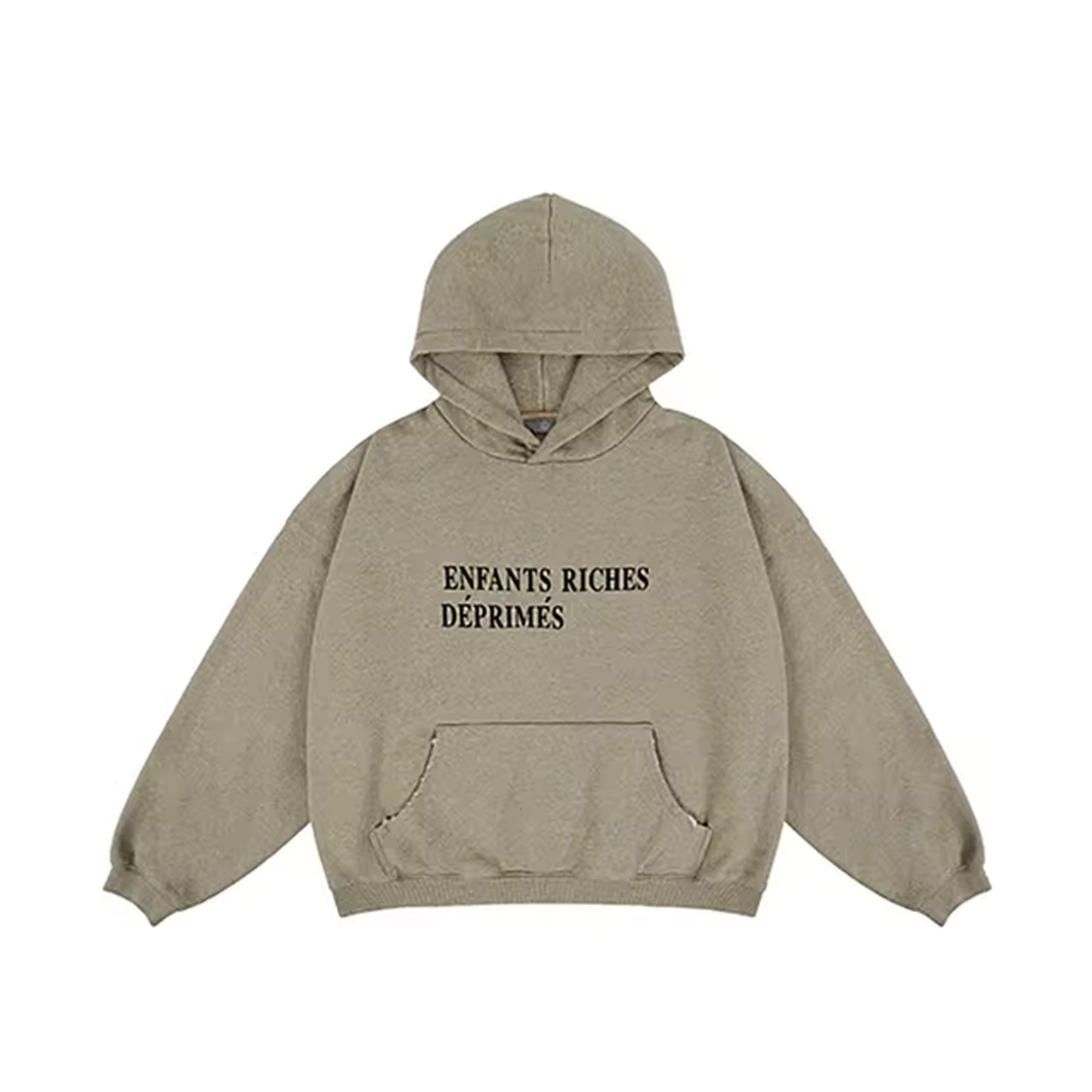 Riches Beige washed hoodie