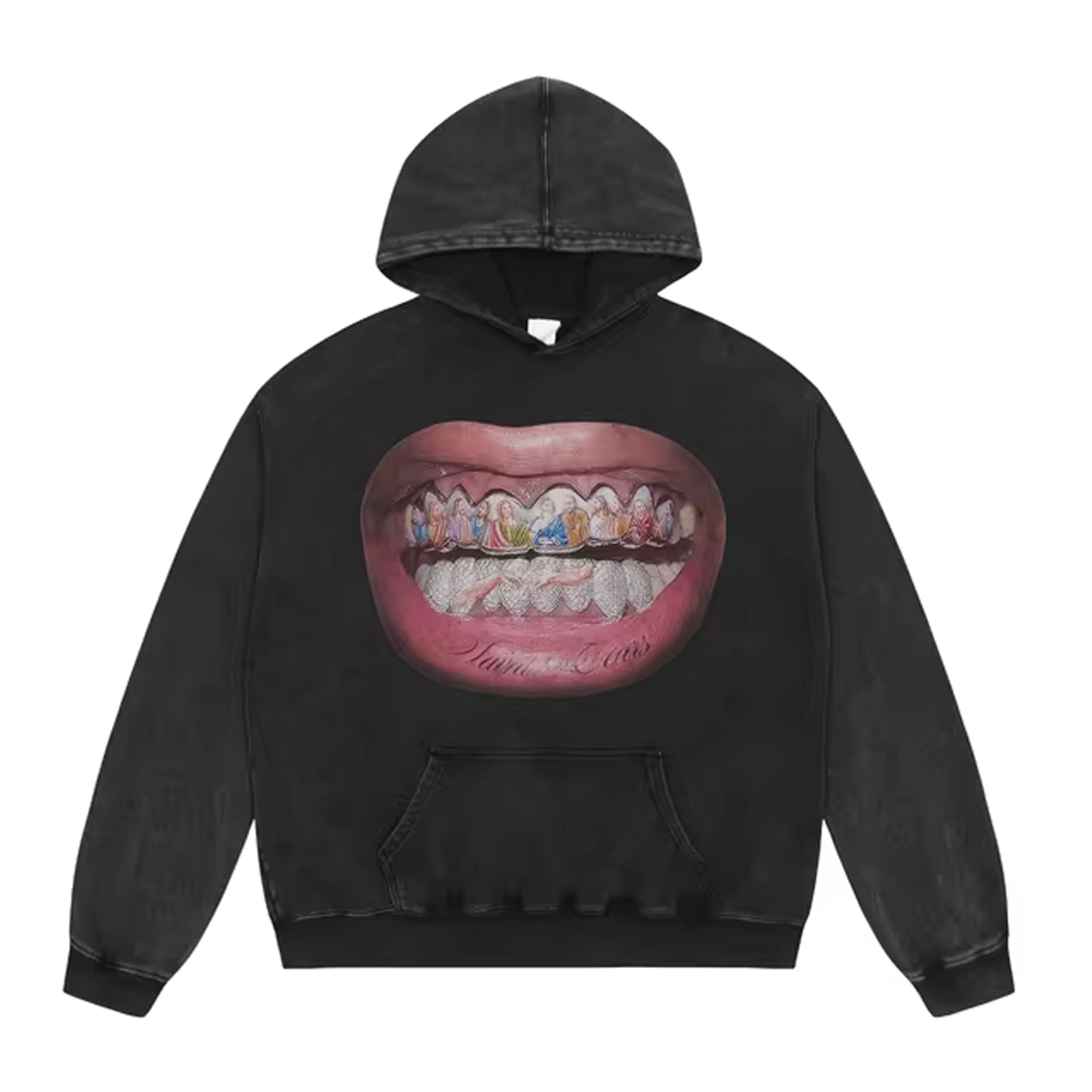 Grillz washed vintage hoodie