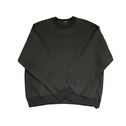 Black heavyweight sweatshirt