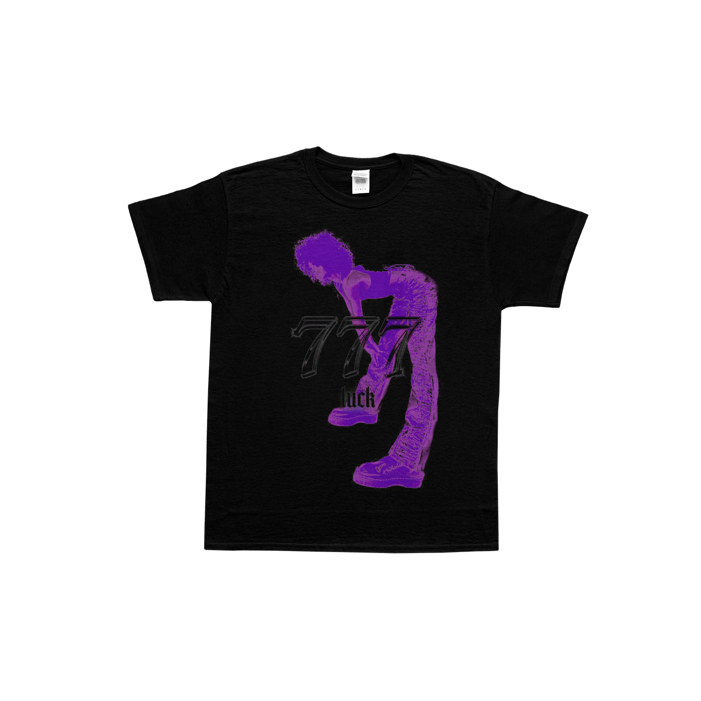 777 purple luck tee