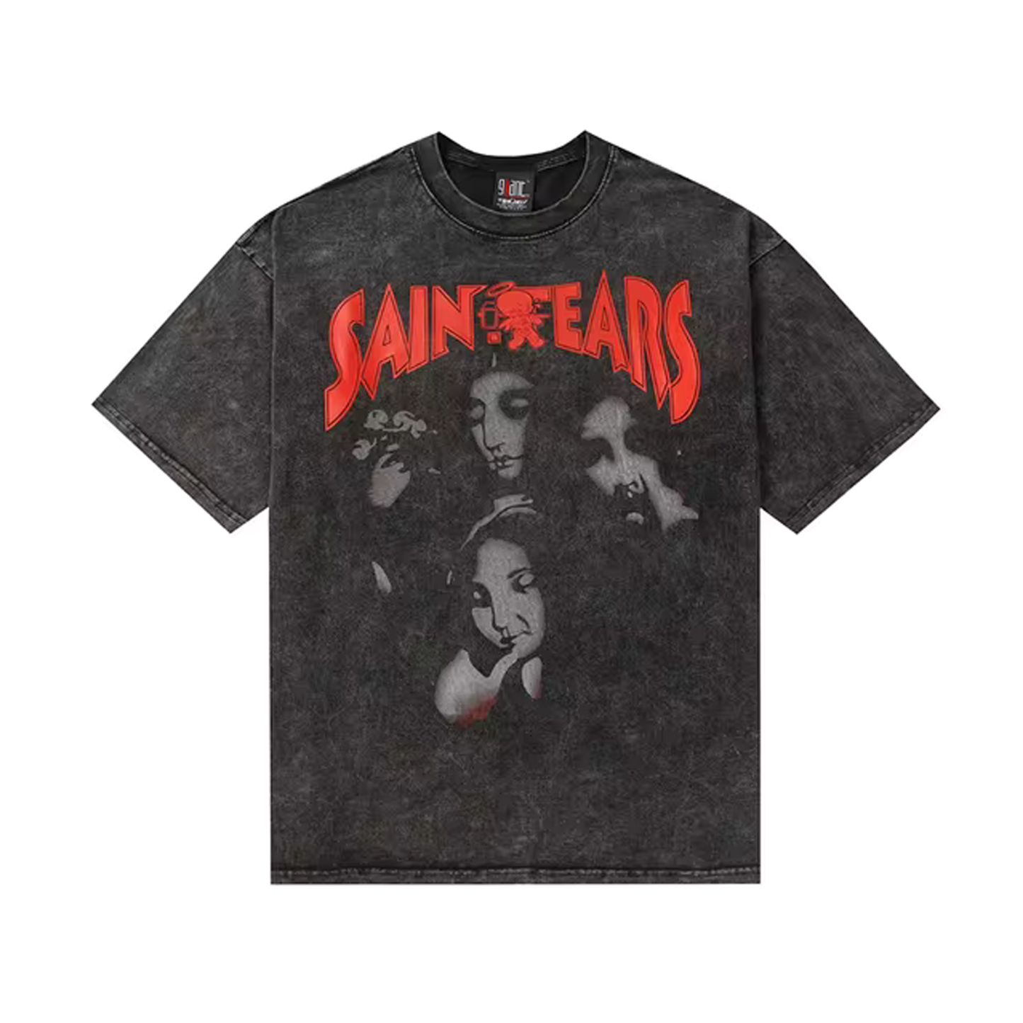 SAINT ears washed tee