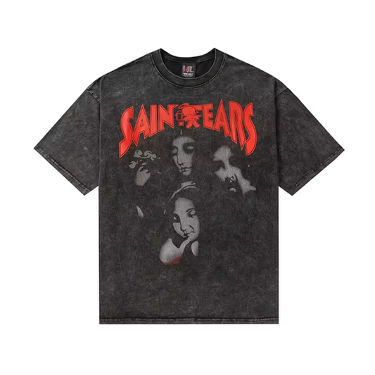 SAINT ears washed tee