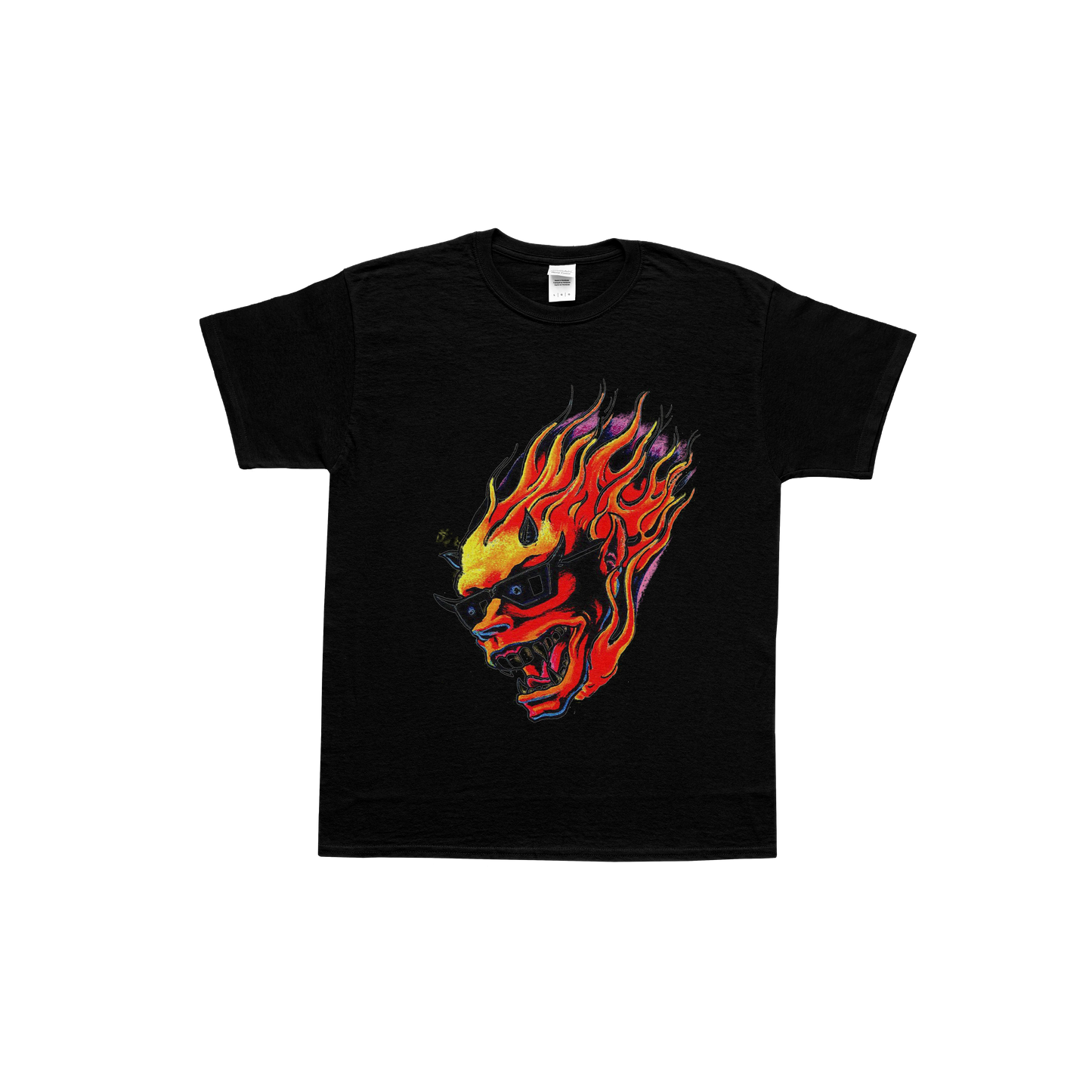 Fire skull tee