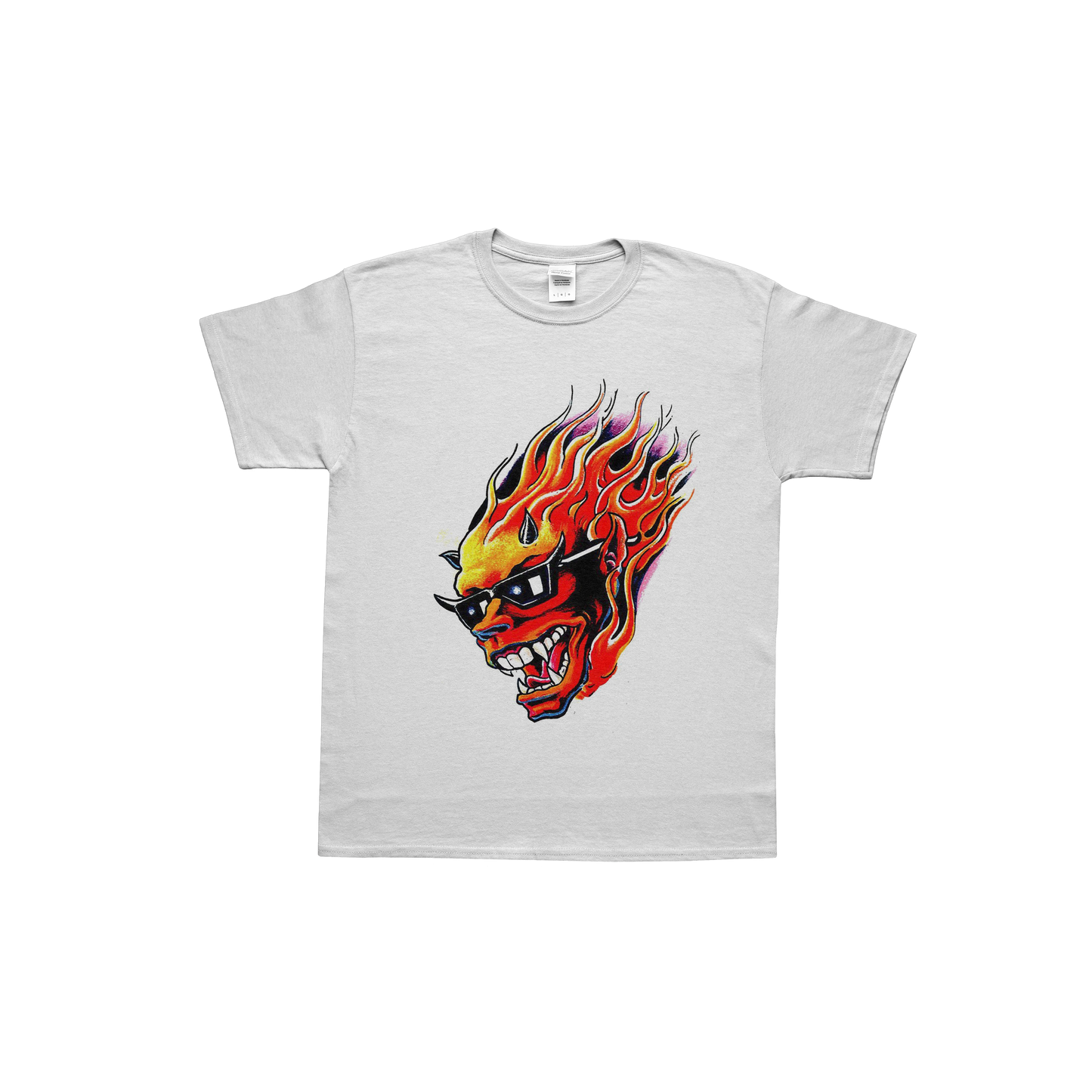 Fire skull tee