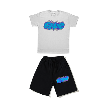 Gimmic tee & short set