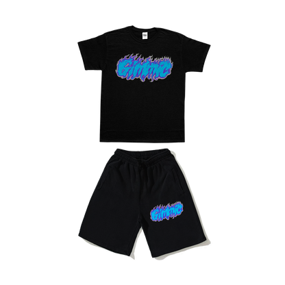 Gimmic tee & short set