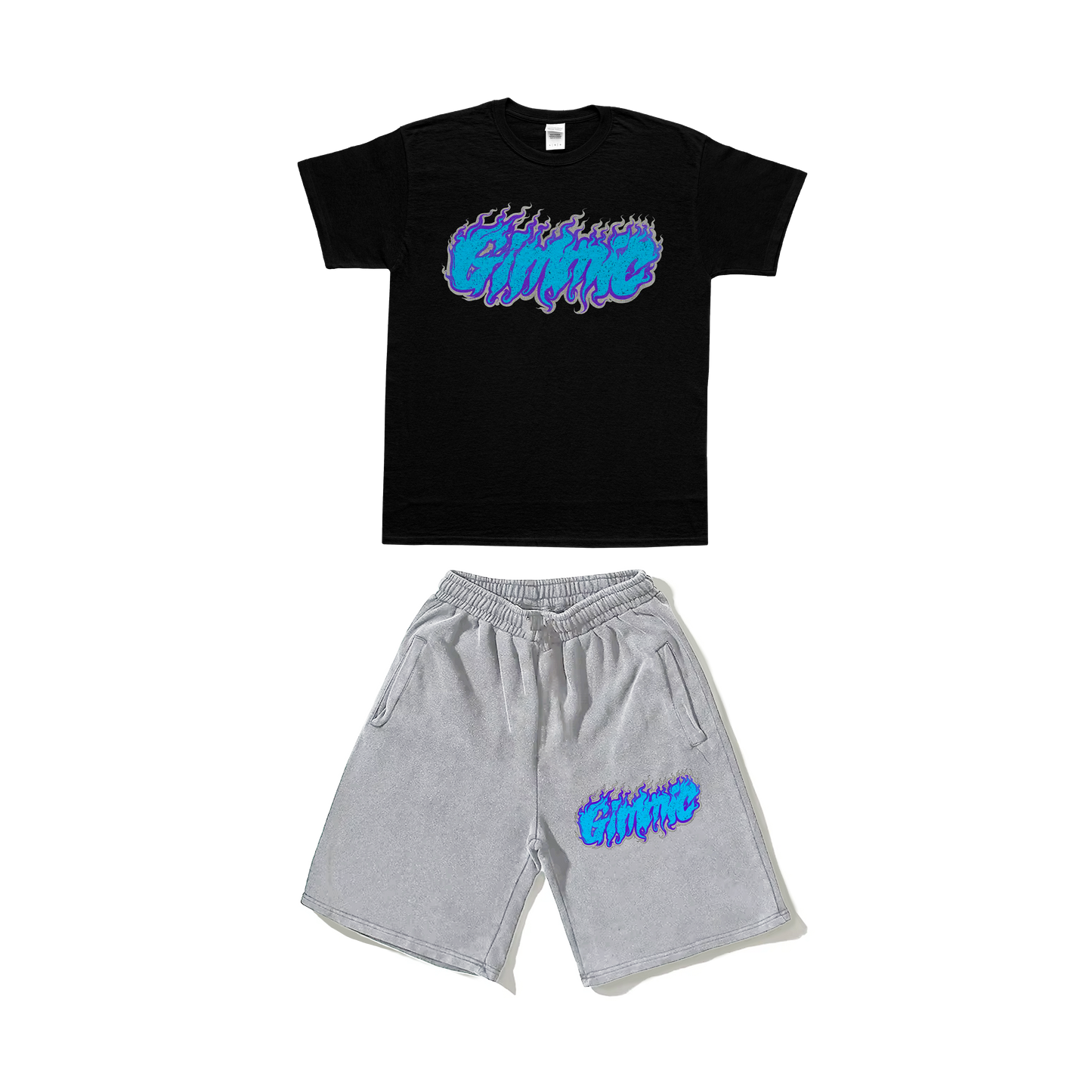 Gimmic tee & short set