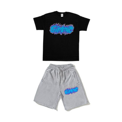 Gimmic tee & short set