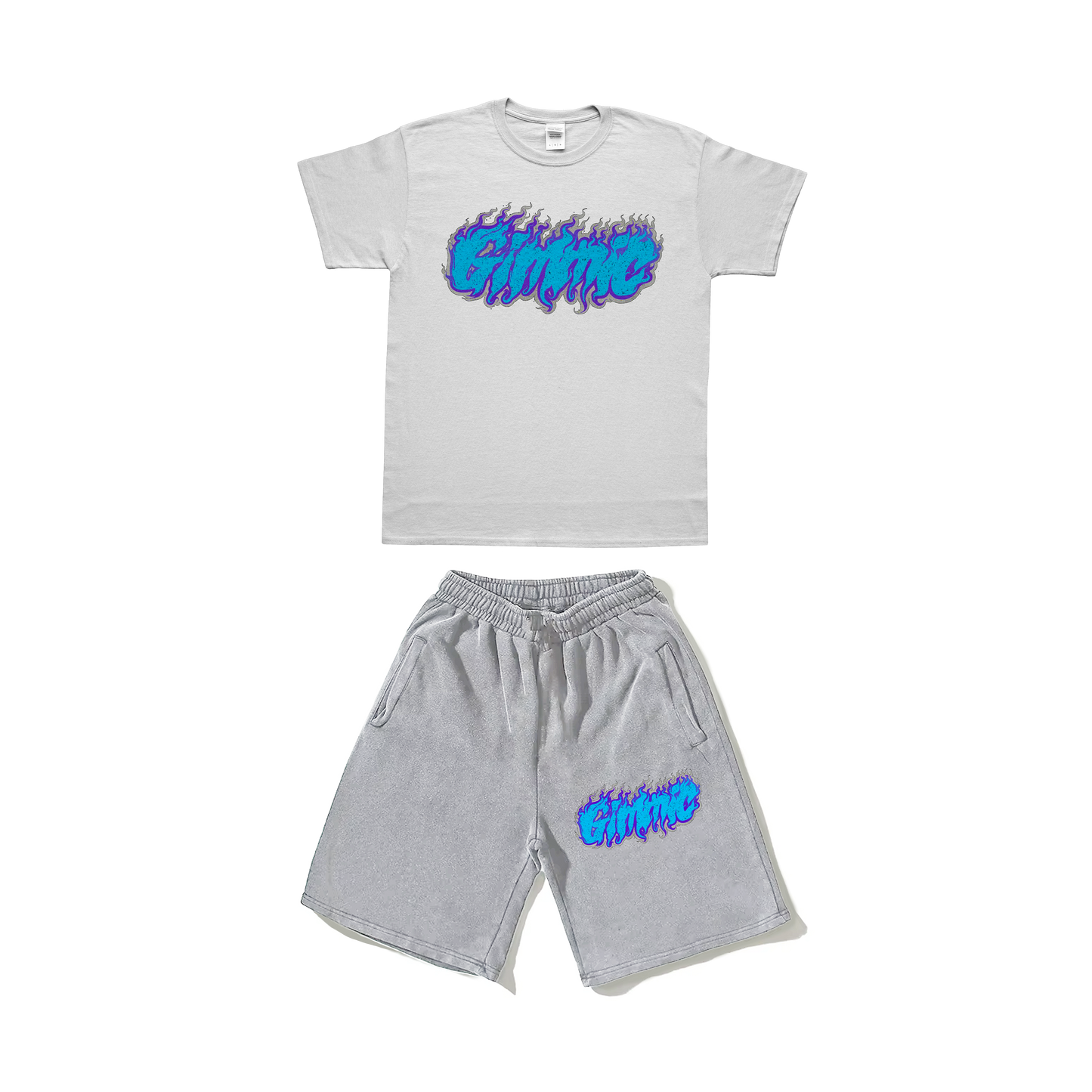 Gimmic tee & short set