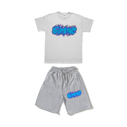 Gimmic tee & short set