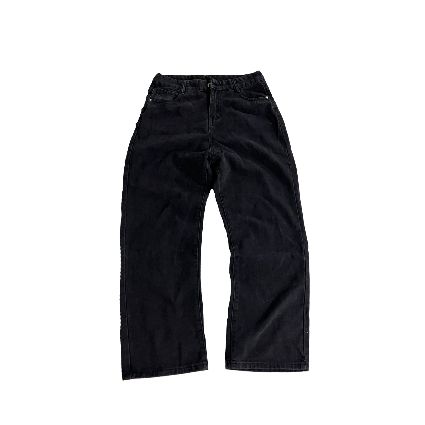 Baggy Black Denim jeans – Manii