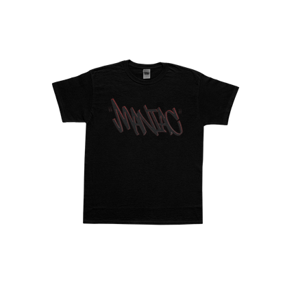 Maniac Graffiti red tee