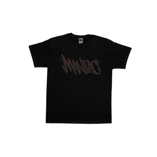 Maniac Graffiti red tee