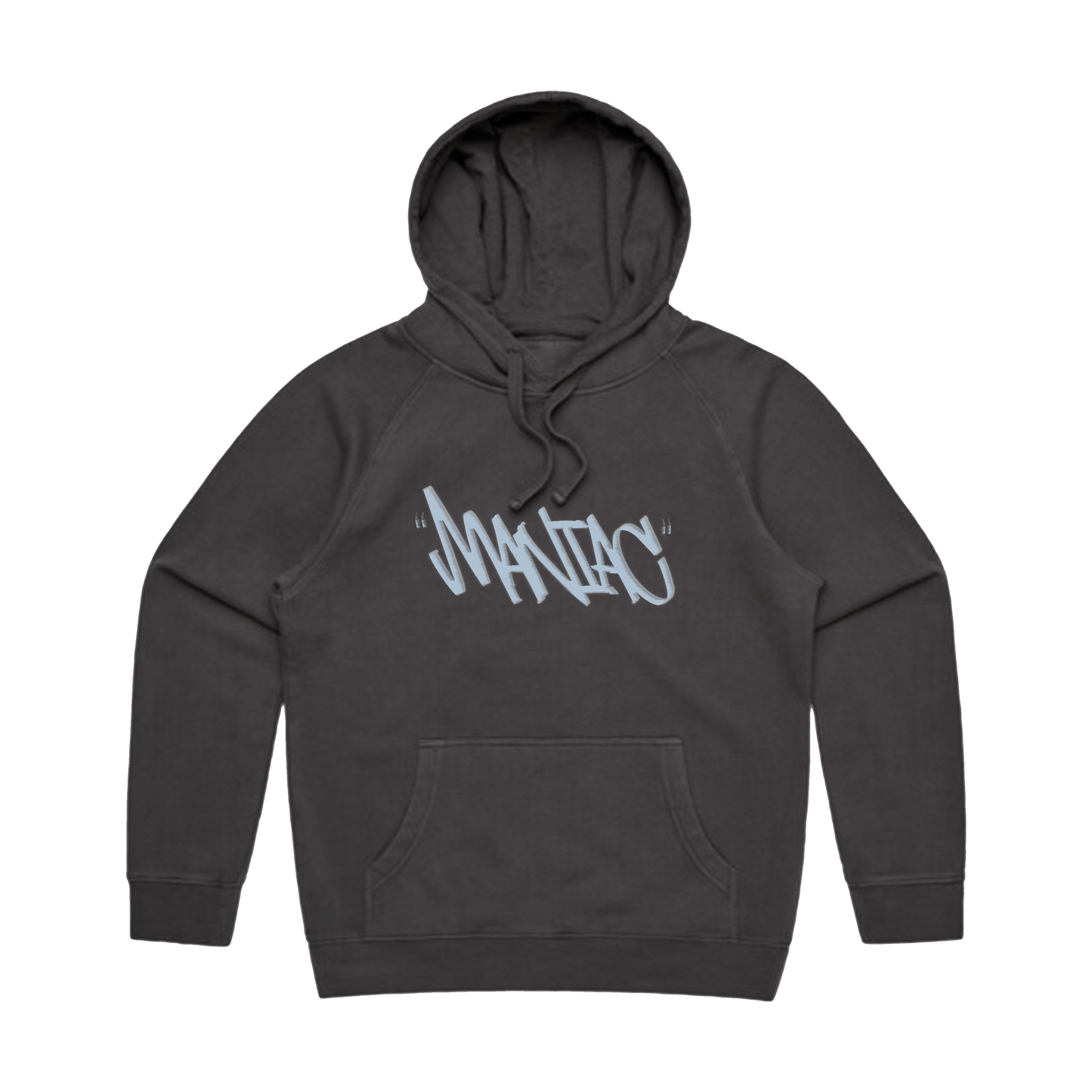 Maniac white faded hoodie