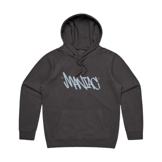 Maniac white faded hoodie