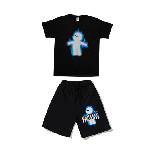Manii man tee & short set