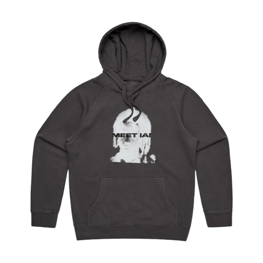 Meet Ian white faded hoodie