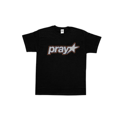 Pray orange tee