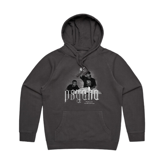 Psycho faded hoodie