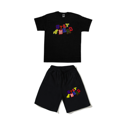 stay ahead tee & short set