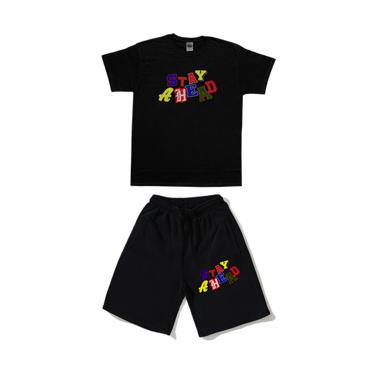 stay ahead tee & short set