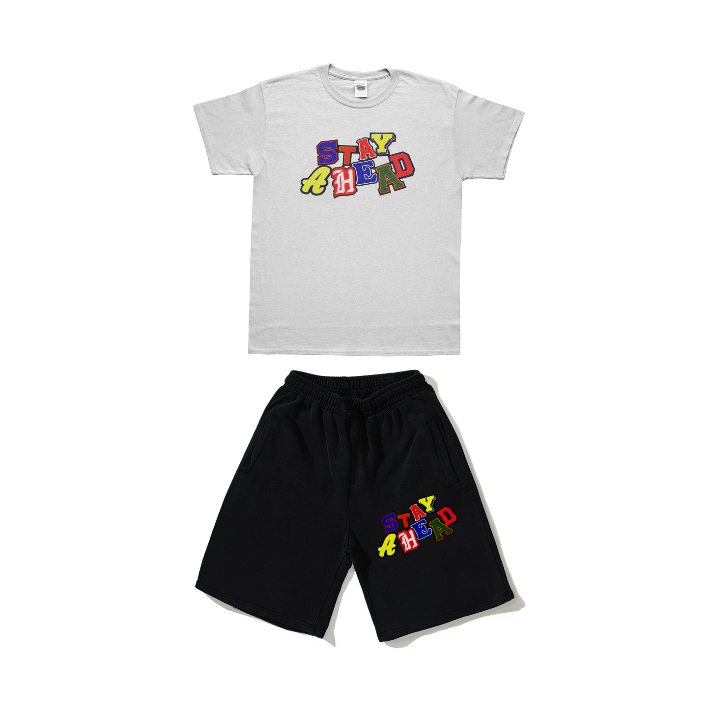 stay ahead tee & short set
