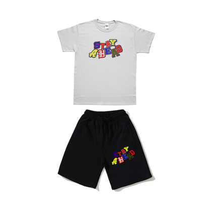 stay ahead tee & short set