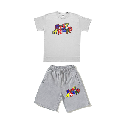 stay ahead tee & short set
