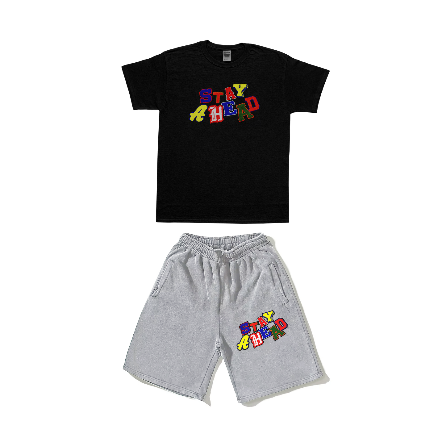 stay ahead tee & short set