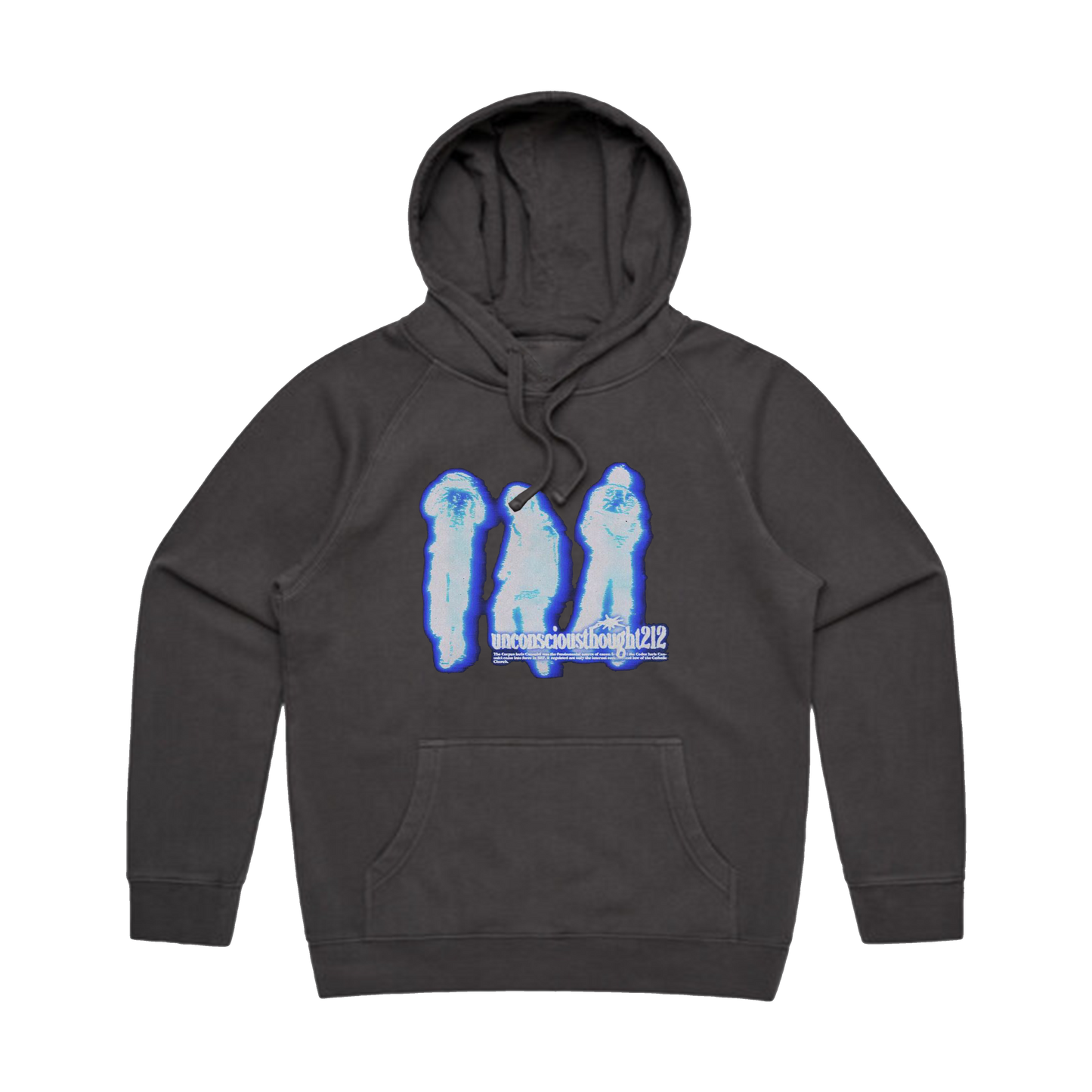 Unconscious thoughts faded hoodie