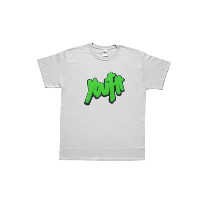 Youth white tee