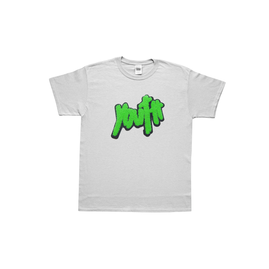 Youth white tee