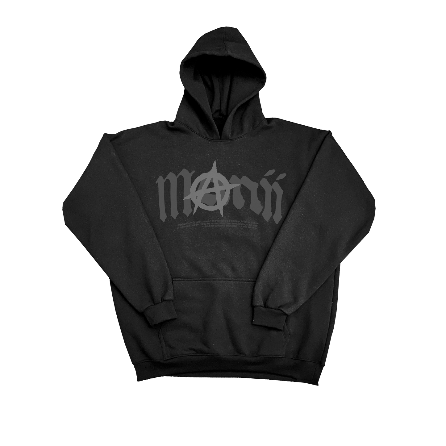 Manii Black Hoodie