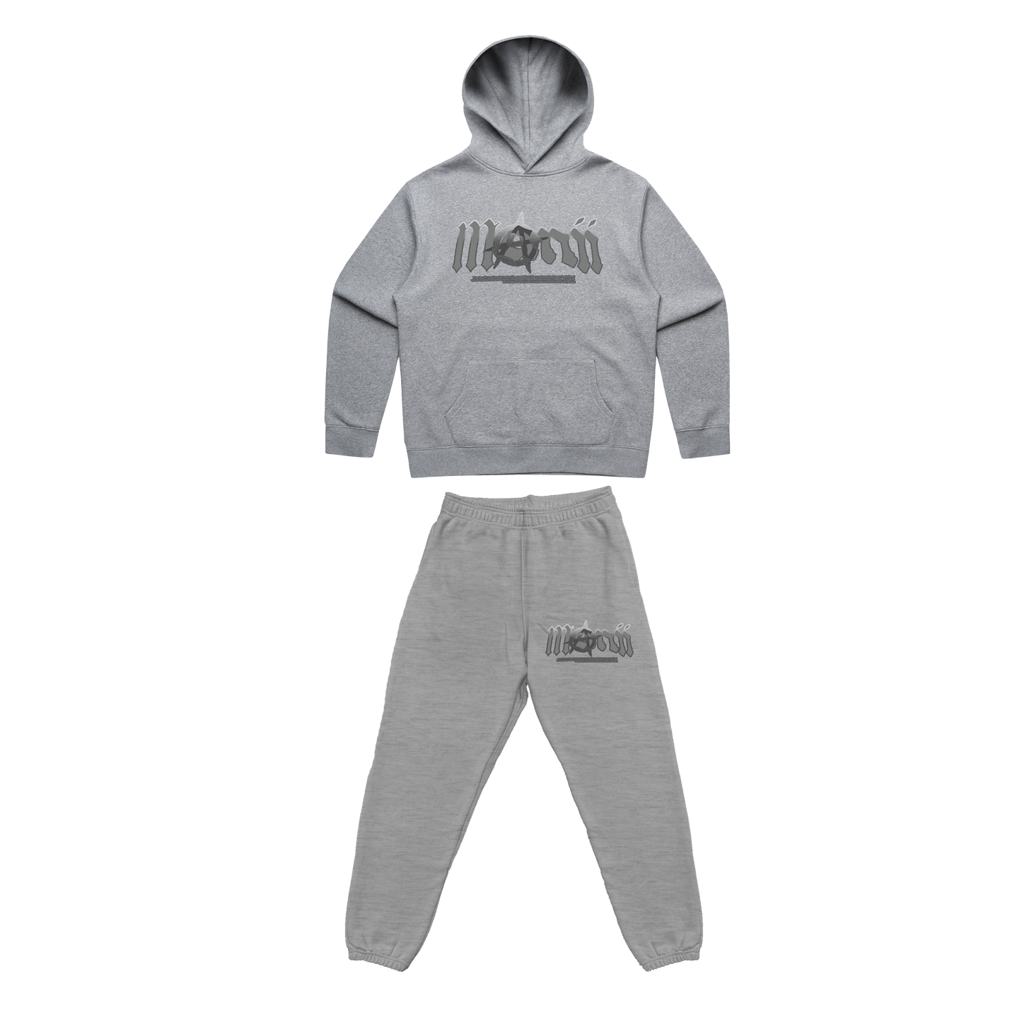 Manii Grey Blackout Tracksuit